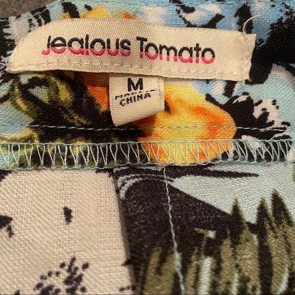 Jealous Tomato Tropical Print Skorts - Picture 7 of 13